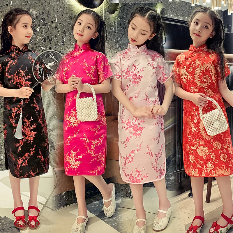Summer Children's Cheongsam Mo - Summer Clothing Baby Girl incelemesi ve fiyatı